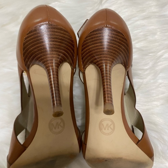 Michael by Michael Kors Brown heeled sandal Sz 9 - Picture 8 of 10